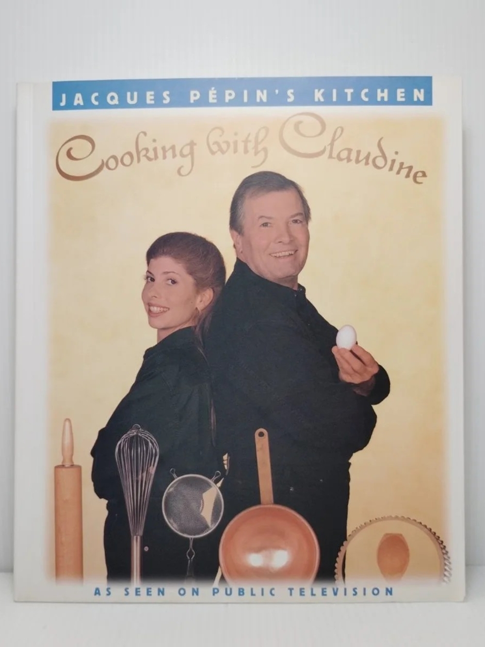 2 For $10 Cooking with Claudine Jacques Pepin's Kitchen Cookbook